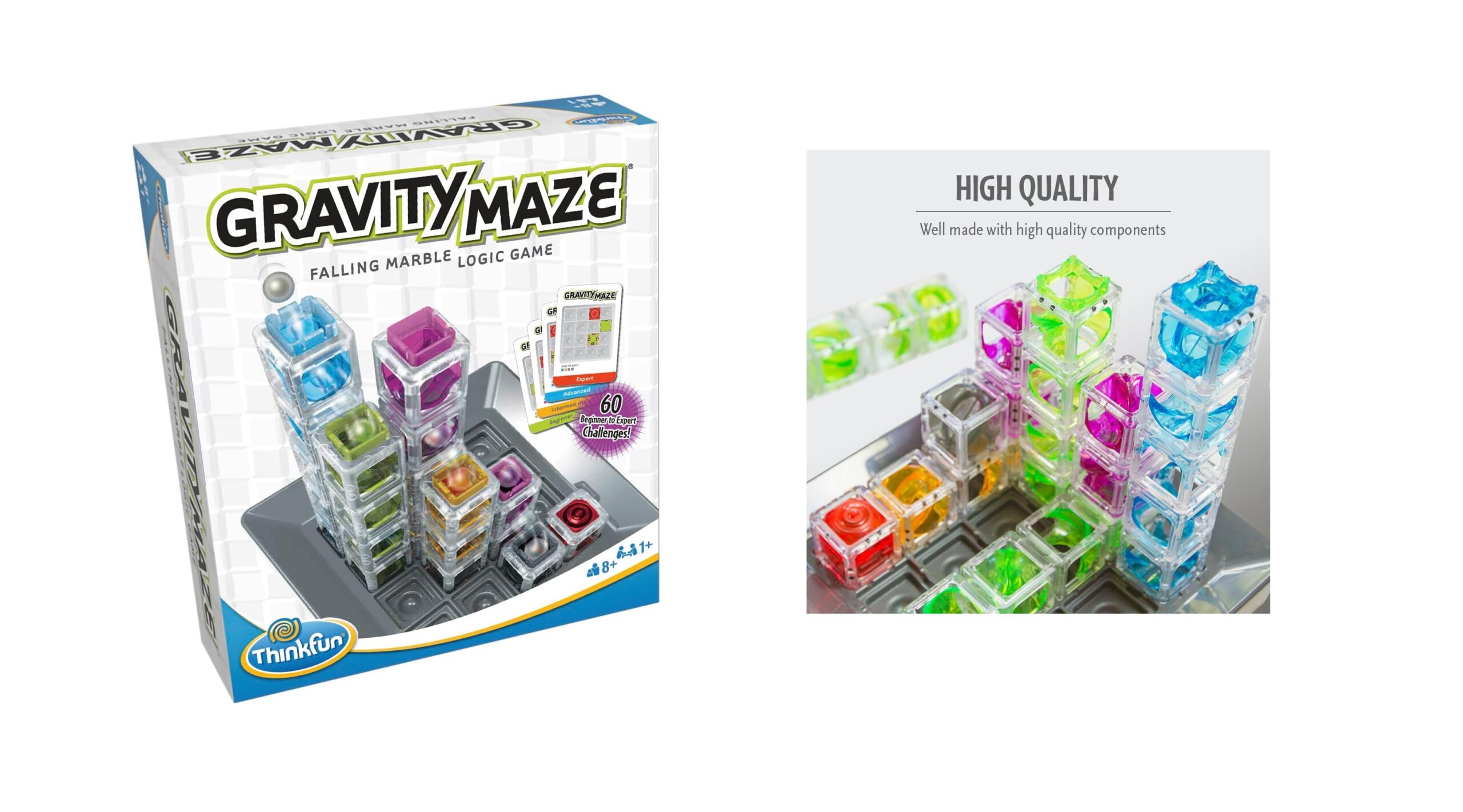 ThinkFun Gravity Maze Marble Run Brain Game - A Wonderful Christmas Gift Idea for Teenage Boys and Girls